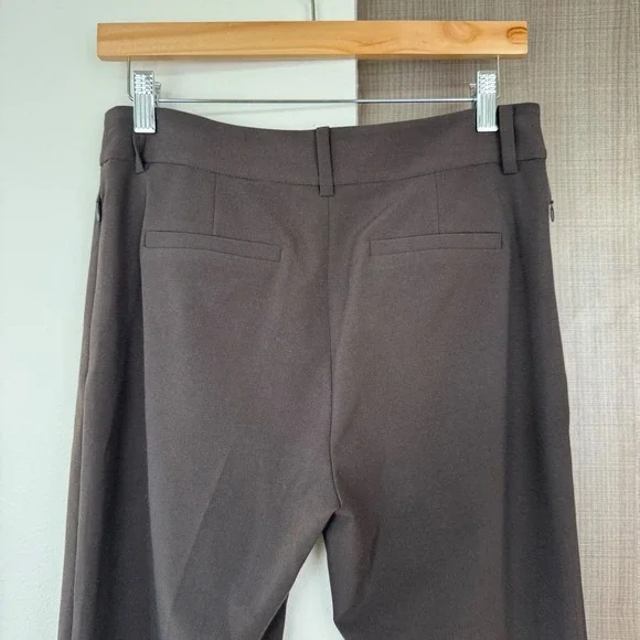 NWT Frame Espresso Brown Le Crop Mini Boot Trouser Pants Size 6 - Picture 10 of 14